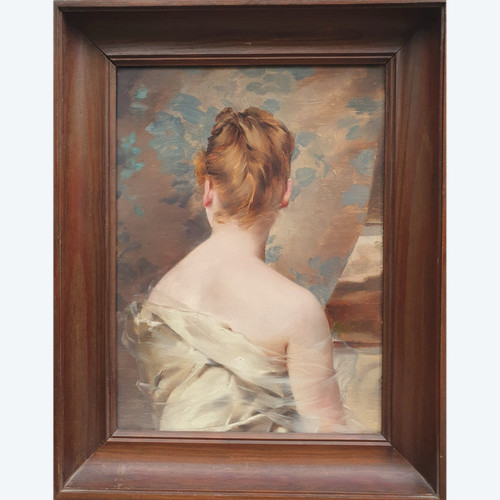 Eugène GILLET - Ritratto di donna di spalle