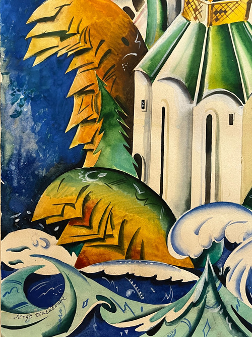 Serge TCHEKHONINE (1878-1936), „Verzaubertes Schloss“