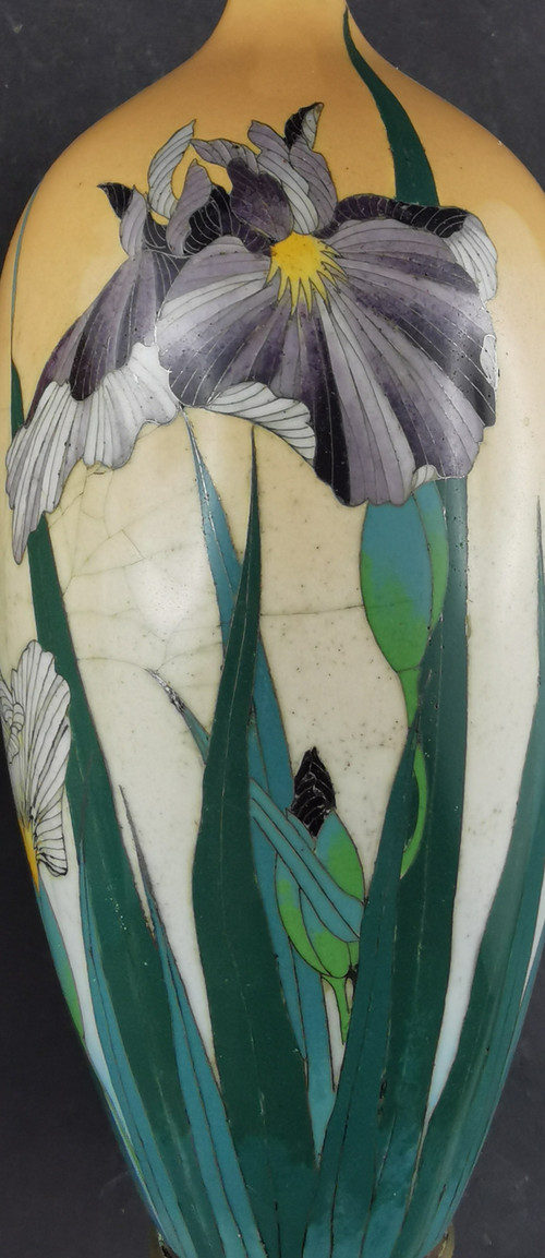 pair of small cloisonné vases, Japan