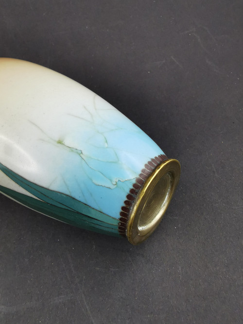 pair of small cloisonné vases, Japan
