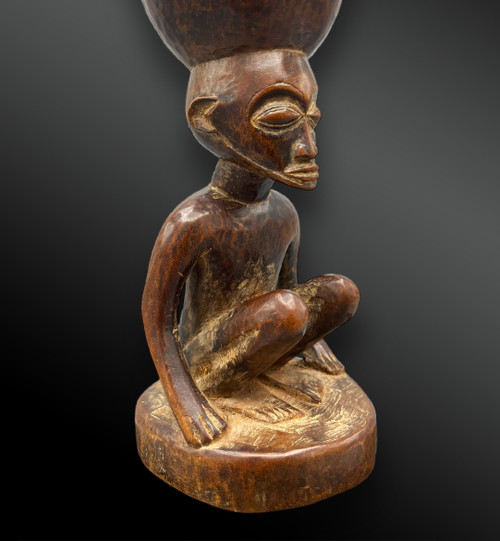 COPPA DELLA CARIATIDE - Cultura Chokwé, Angola - Prima metà del XX secolo 