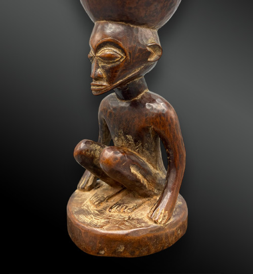 COPPA DELLA CARIATIDE - Cultura Chokwé, Angola - Prima metà del XX secolo 