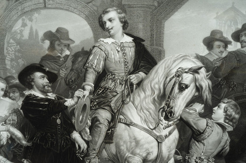 Old engraving from France, 19th century.