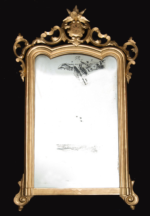 Miroir Ancien époque 19ème Siècle Naples