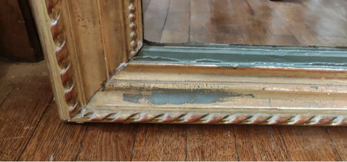 Very large Louis Philippe gilded mirror