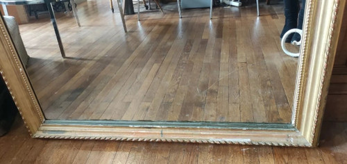 Very large Louis Philippe gilded mirror