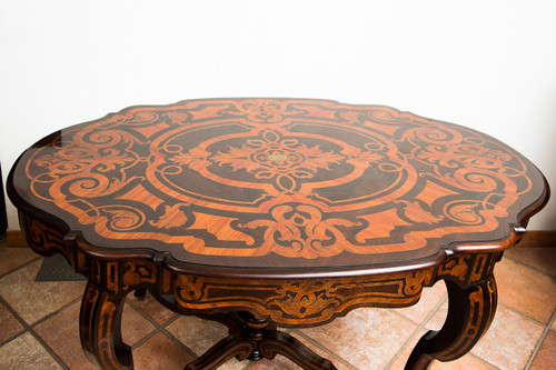 Table ancienne Française Napoléon III, époque 19ème Siècle.
