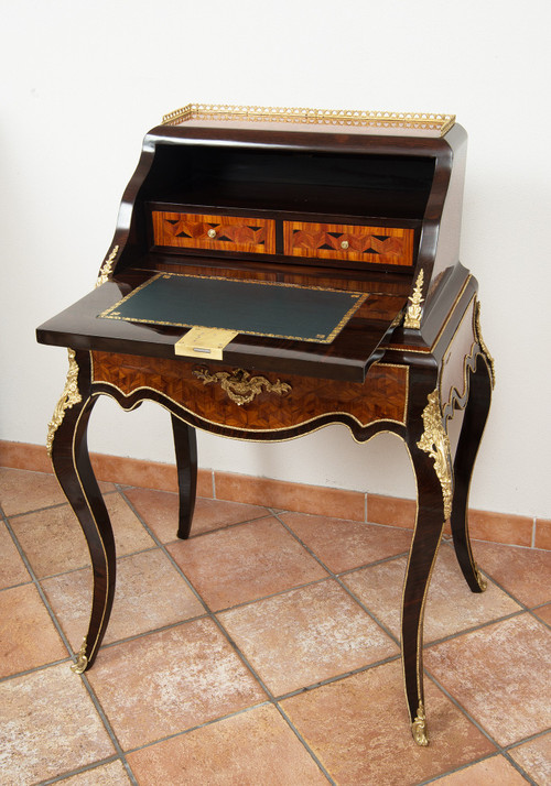 Vecchia scrivania Napoleone III, XIX secolo.Francia