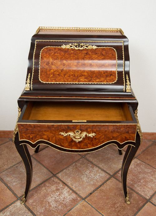 Vecchia scrivania Napoleone III, XIX secolo.Francia