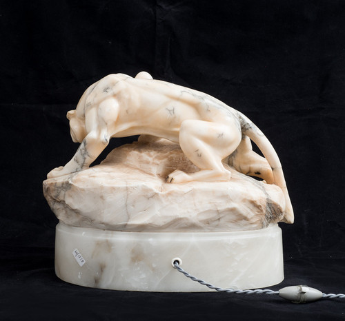 Lampada Antica Napoleone III Francese, Epoca XIX Secolo.
