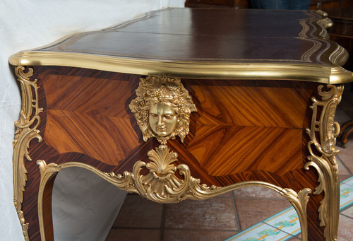 Vecchia Scrivania Napoleone III Francia XIX Secolo.