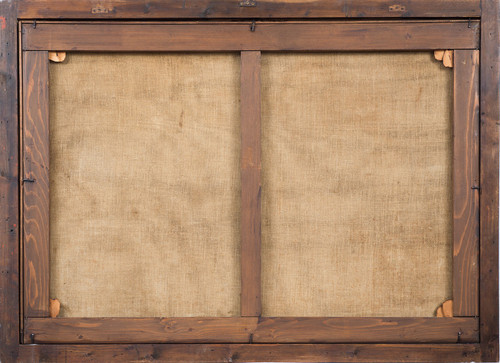 Tableau Ancienne Huile Sur Toile Marche XVII Siècle.