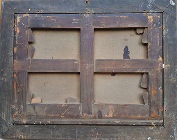 Scuola francese della prima metà dell'800 - Interno di una panetteria