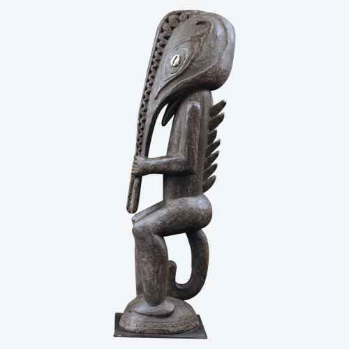Statue, figure de culte, art tribal, art océanien, Papouasie Nouvelle Guinée, Océanie, sculpture