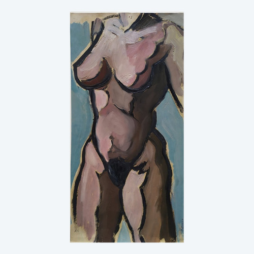 Dipinto ad olio di nudo di Jorge Soteras