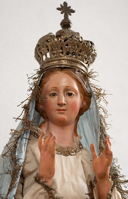 Antike neapolitanische Skulptur Neapel 19. Jahrhundert.