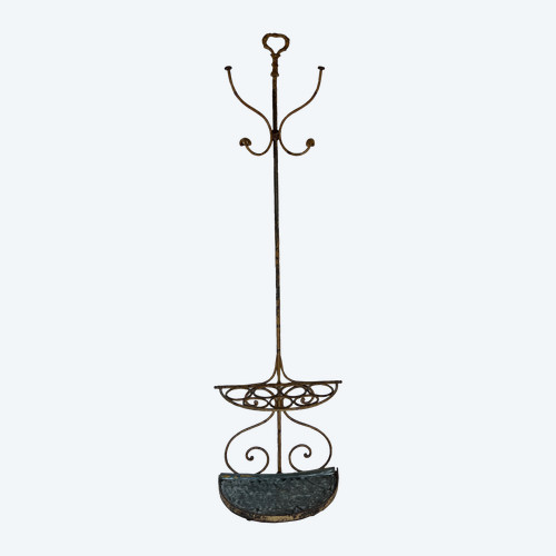 Porte-manteau et porte-parapluie en fonte des années 30 - Art Déco, Brasseries Parisiennes