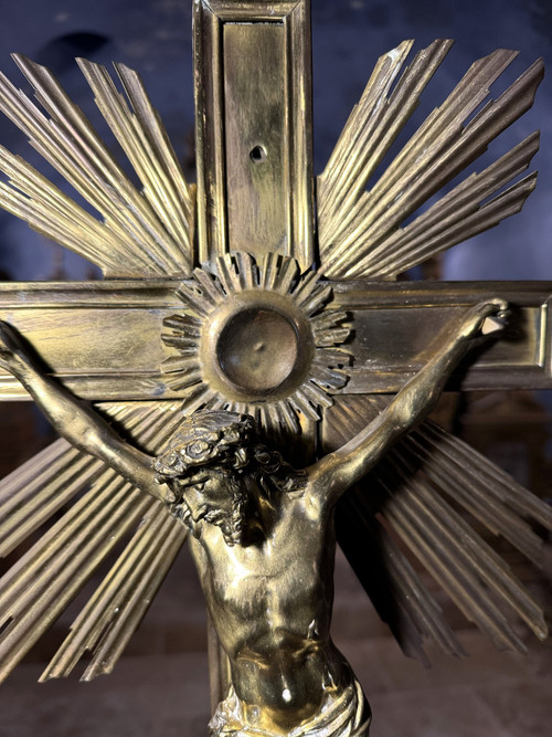 Neo-Gothic Altar Garniture – 19th Century