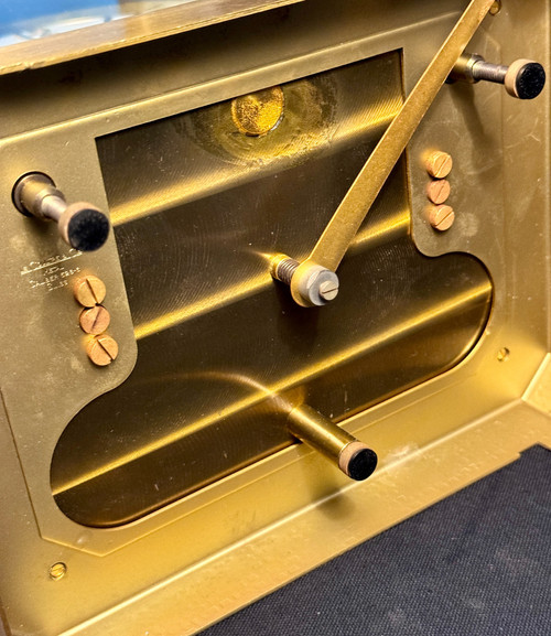 JAEGER-LECOULTRE ATMOS Uhr aus vergoldetem Messing 