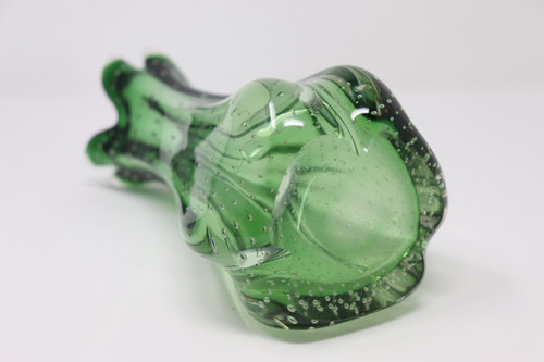smaragdgrüne Murano-Vase, 1960