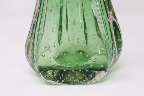 smaragdgrüne Murano-Vase, 1960