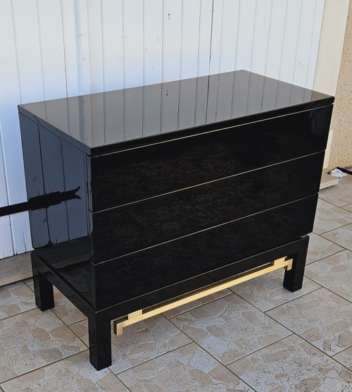 Commode 70's Attribuée à Guy Lefevre Pour Maison Jansen