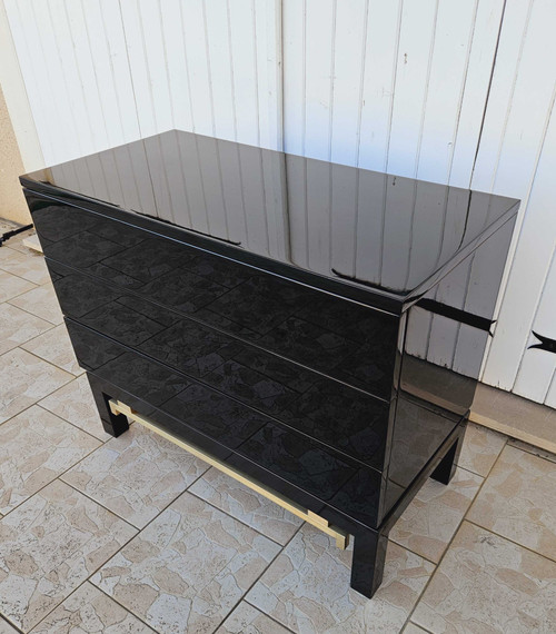 Commode 70's Attribuée à Guy Lefevre Pour Maison Jansen