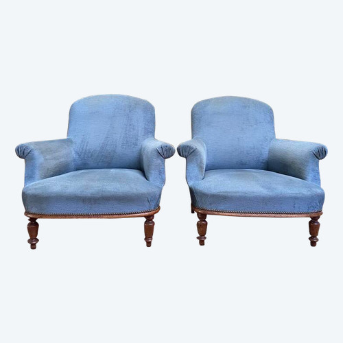 Paire de fauteuils - bergères Napoléon III