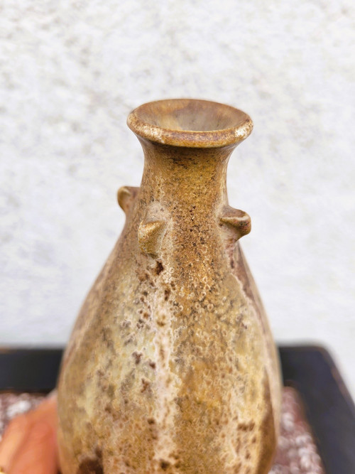 C Greber, Vase En Grès Flammé, Art  Nouveau, XXème Siècle