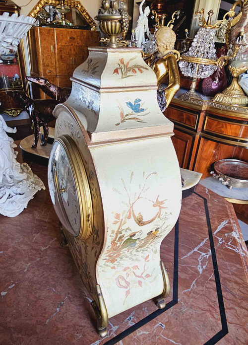 "Chinese" Cartel Clock Signed Planchon in Paris
