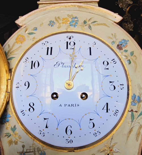 "Chinese" Cartel Clock Signed Planchon in Paris
