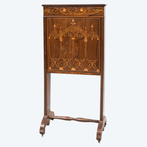 Secrétaire ancienne Charles X Epoque 19ème Siècle.