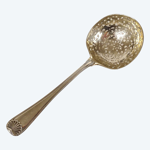 Streulöffel Sterling Silber Farmers General Shell 85gr XVIII