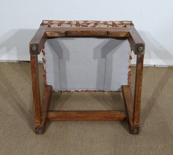  Suite di quattro sedie in rovere in stile monastico - Inizio XX secolo