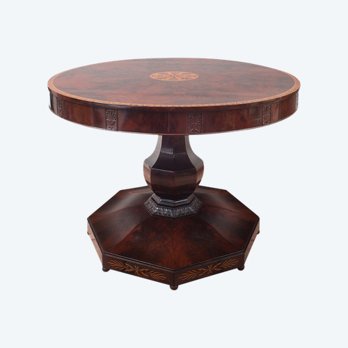 Table ancienne Napolitaine style Smith Epoque 19ème Siècle.