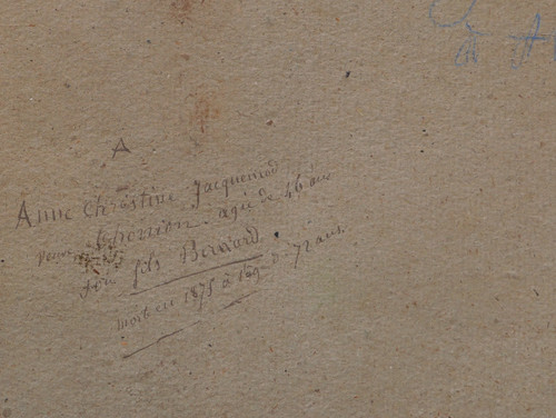 Augustin FEYEN-PERRIN, Porträt von Anne Christine Jacquemod