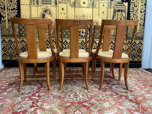 Set of 6 Empire style gondola chairs
