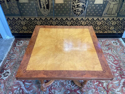 Tavolo da pranzo quadrato o rotondo in stile Luigi XIV
