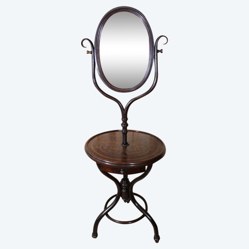 Mobile WC in legno curvato Thonet stile Liberty _ Kohn 1904/1907