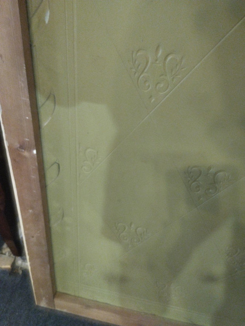 Miroir - Verre églomisé - V. 1940.