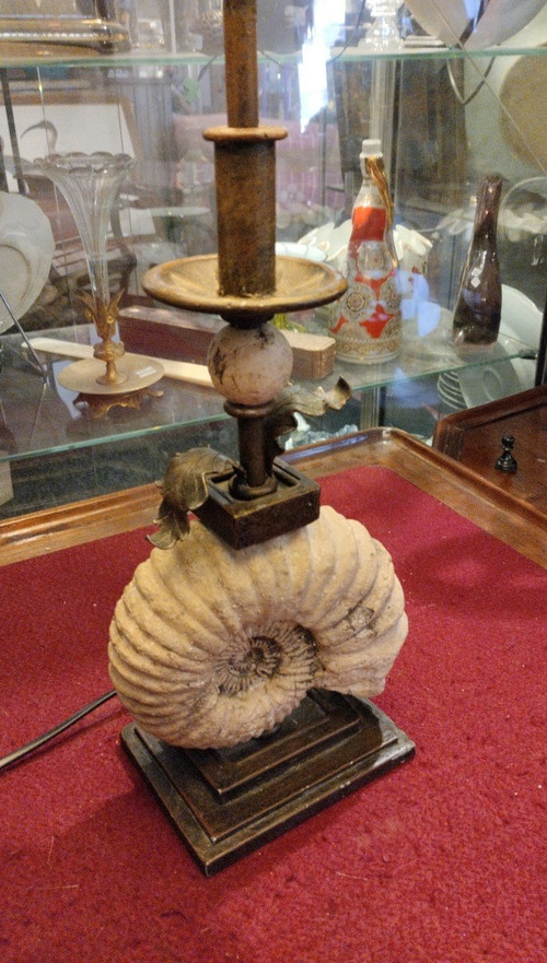 Lampe - Ammonite - Bolette Natanson - Jean-charles Moreux - V. 1940.