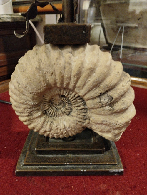Lampe - Ammonite - Bolette Natanson - Jean-charles Moreux - V. 1940.