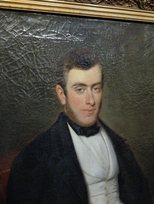 Portrait - Man of Quality - Oil on Canvas - Jacobin - 1854.