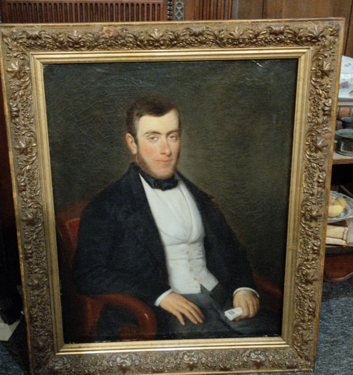 Portrait - Man of Quality - Oil on Canvas - Jacobin - 1854.