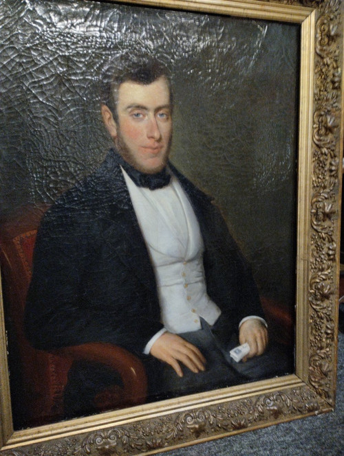Portrait - Man of Quality - Oil on Canvas - Jacobin - 1854.