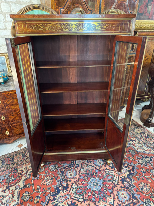 LIBRARY - LOUIS XVI STYLE DISPLAY CABINET