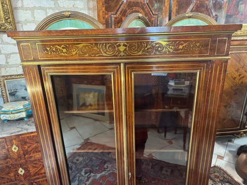 LIBRARY - LOUIS XVI STYLE DISPLAY CABINET