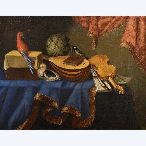 Natura morta con strumenti musicali, Bonaventura Bettera (Bergamo, 1663 – 1718 circa)