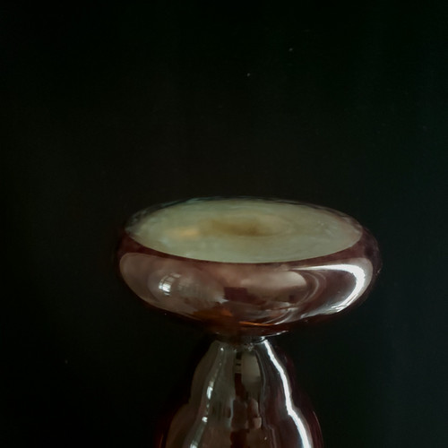 SCHNEIDER   glass vase model "orchidées " signed 3Le VerreFrançais" circa 1924-1927