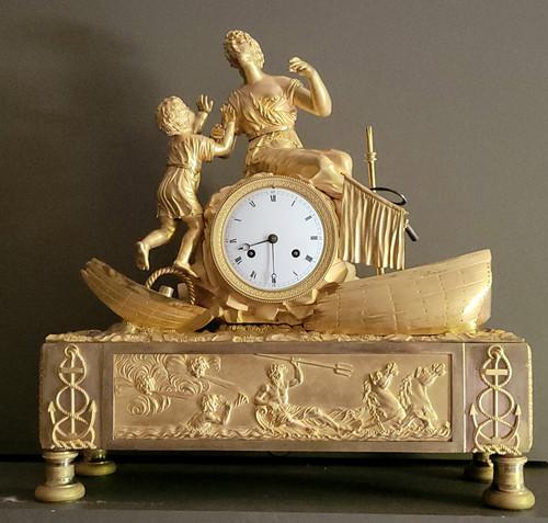 Orologio raro (su disegno di Jean André REICHE) intorno 1810